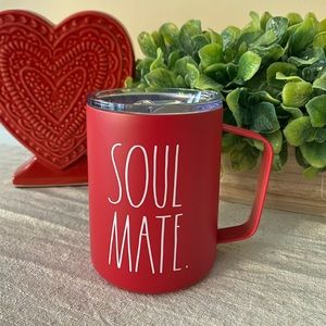 Rae Dunn SOUL MATE Insulated Mug NEW 2021 (Stainless Steel)